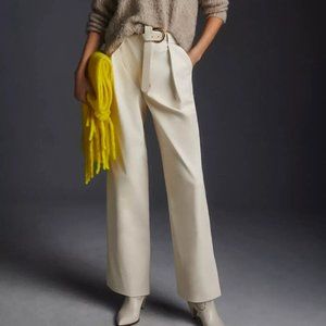MOTHER Ivory Wide Leg Trousers